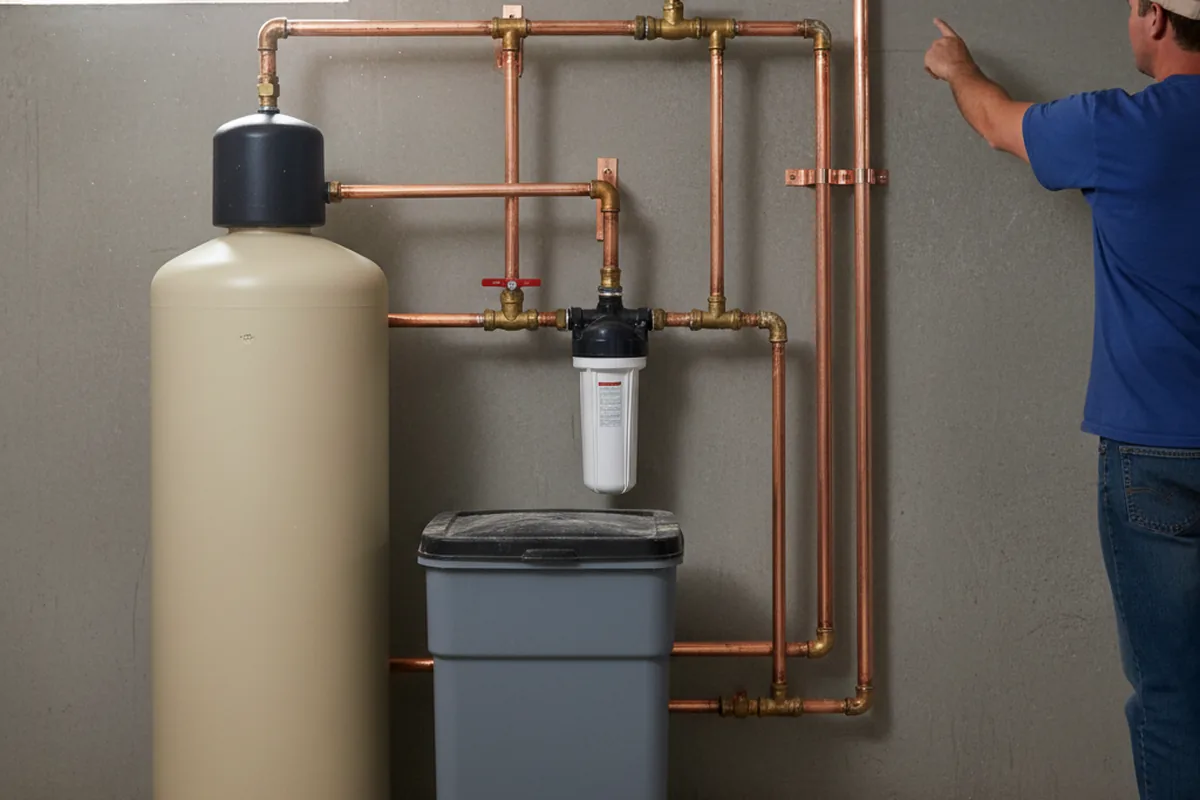 Whole-house water treatment system installed in Minoa